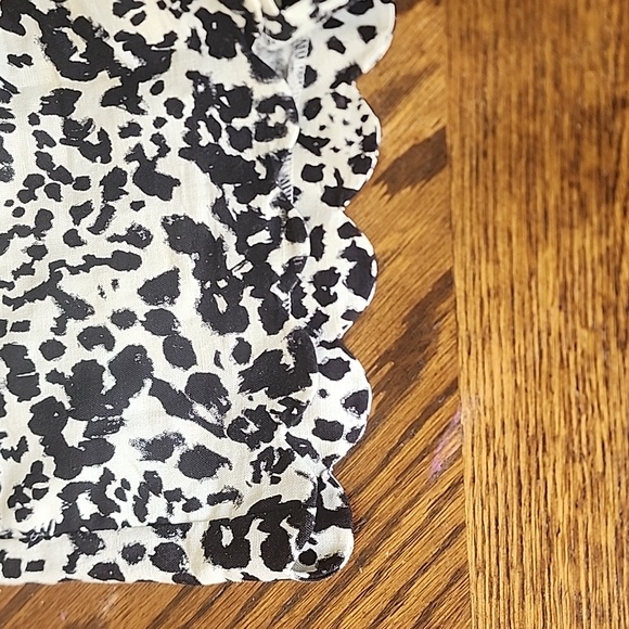 J CREW cheetah printed Scalloped Summer Shorts size 4 - Picture 5 of 9